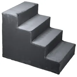 ciemnoszare-schodki-dla-psa-4-stopniowe-ergonomiczne-i-stabilne
