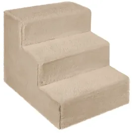 schodki-dla-psa-3-stopnie-tapicerowane-piaskowe-podest-stelaz-drewniany