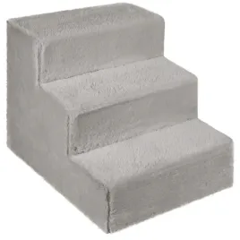 schodki-dla-psa-3-stopnie-tapicerowane-szare-podest-stelaz-drewniany