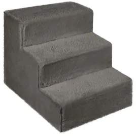 schodki-dla-psa-3-stopnie-tapicerowane-ciemnoszare-podest-dla-psa-do-kanapy