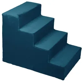 ciemnoniebieskie-4-stopniowe-schodki-tapicerowane-dla-psa-lekkie-i-stabiln
