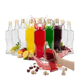 zestaw-10x-butelka-500ml-ukrainka-szklo-ozdobne-na-nalewki-bimber-wino-sok