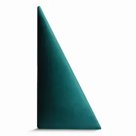 turkusowy-tapicerowany-panel-scienny-trojkatny-30x15-cm