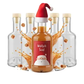 5x-butelki-na-prezent-tadek-250ml-etykieta-czapka-mikolaja-na-likier-wino
