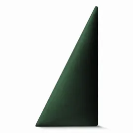 tapicerowany-panel-scienny-trojkatny-15x30-cm-ciemnozielony-welur