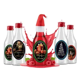 5x-butelki-na-likier-swiateczny-monopol-50ml-etykieta-owal-mini-czapka