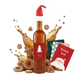 5x-butelka-na-likier-wino-futura-500ml-swiateczna-etykieta-czapka-mikolaja