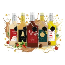 5x-butelki-swiateczne-na-prezent-ozdobna-fala-500ml-na-nalewki-wino-zestaw