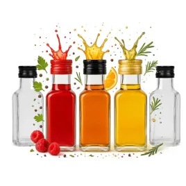 5x-butelki-szklane-quadra-100ml-z-zakretka-na-wodke-soki-butelka-szklana