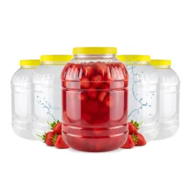5x-pojemnik-sloik-5l-plastikowy-wielofuncyjny-na-nalewki-zywnosc-przyprawy