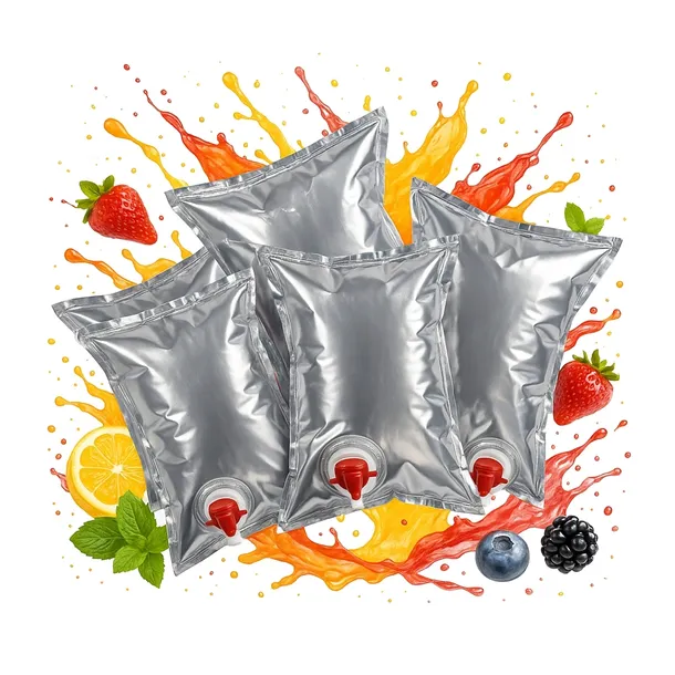 50x Worki Na Sok 3L Z Kranem METALIZOWANY Worek Na Soki MOCNY Bag in Box