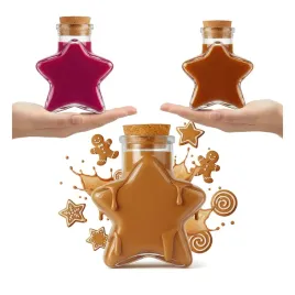 butelka-szklana-gwiazdka-150ml-z-korkiem-star-na-nalewki-prezent-swieta