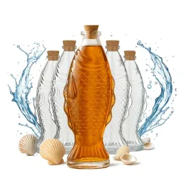 5x-butelka-szklana-ryba-500ml-karafka-wazon-na-alkohol-wode-whisky-wino