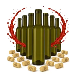 70x-butelki-na-wino-375ml-butelka-ciemne-szklo-na-nalewki-wino-syrop-ocet