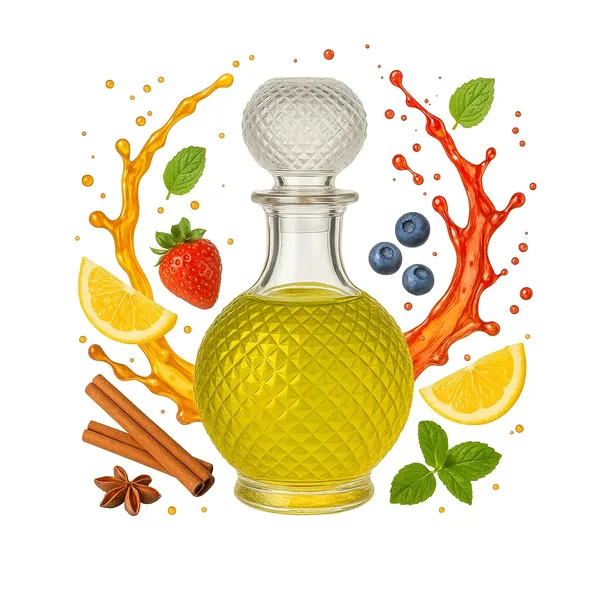 Szklana Karafka LUNA 500 ml na Nalewki Alkohol Prezent Butelka szklana