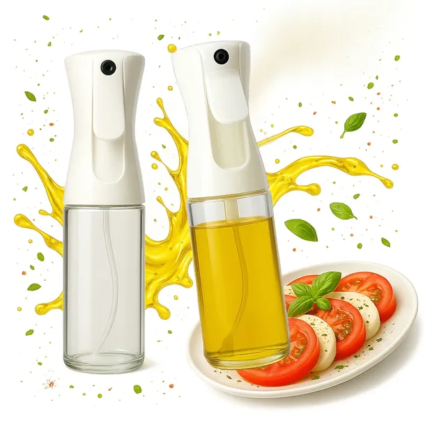 2x Spryskiwacz Do Oleju Oliwy Rozpylacz 200 ml Szklany dozownik atomizer