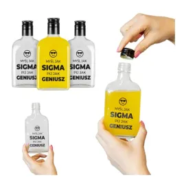 5x-butelka-piersiowka-200-ml-mysl-jak-sigma-pij-jak-geniusz-zabawny-prezent