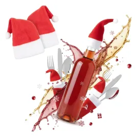 5x-czapka-mikolaja-na-butelke-nalewki-sztucce-prezent-swiateczny