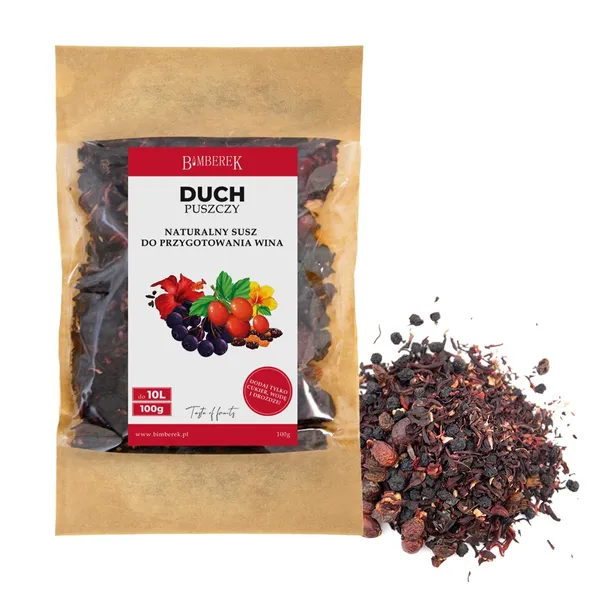 Naturalny Susz do Wina Domowego 100g DUCH PUSZCZY Do 10L Wina Bimberek