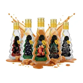 butelka-choinka-250ml-recznie-zdobione-butelki-na-swieta-zloty-sznurek