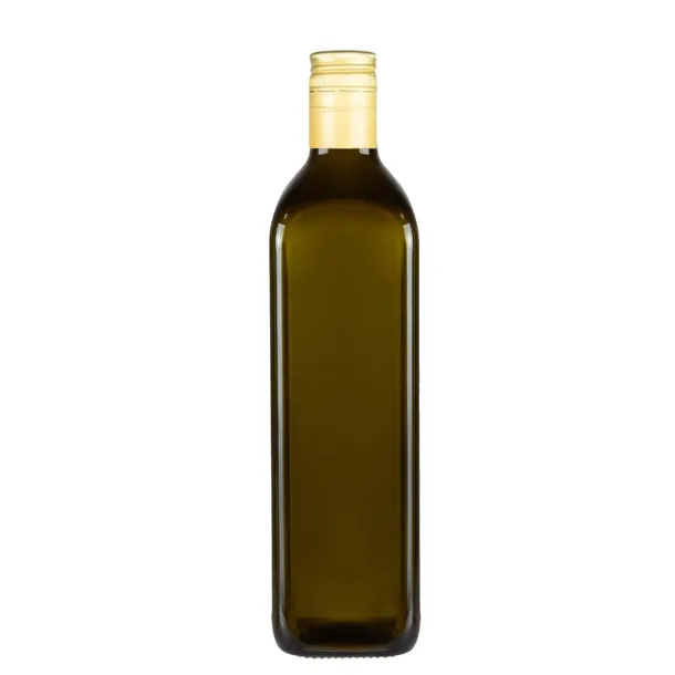 Butelka MARASCA KWADRAT OLIWKOWA 750 ml na oliwę nalewki szklana butelka