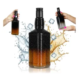 butelka-szklana-daniel-500ml-ombre-czarno-przezroczysta-na-whisky-wodke