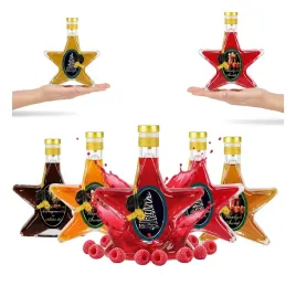 5x-butelka-gwiazdka-200ml-zdobiona-swiateczna-butelki-na-swieta-nalewki
