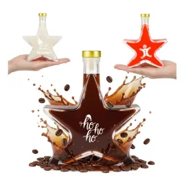 butelka-swiateczna-gwiazdka-200ml-z-nadrukiem-na-nalewki-likier-wino