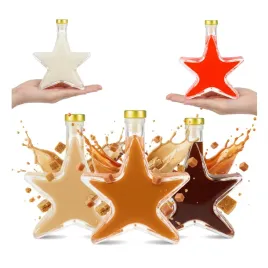 5x-butelki-swiateczne-gwiazdka-200ml-na-nalewki-wino-likier-przent-swieta