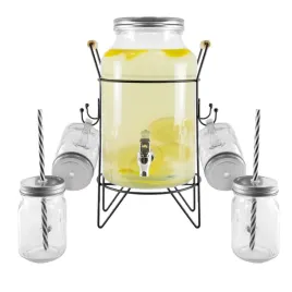 sloj-szklany-6l-z-kranem-stojak-4-kubki-na-sok