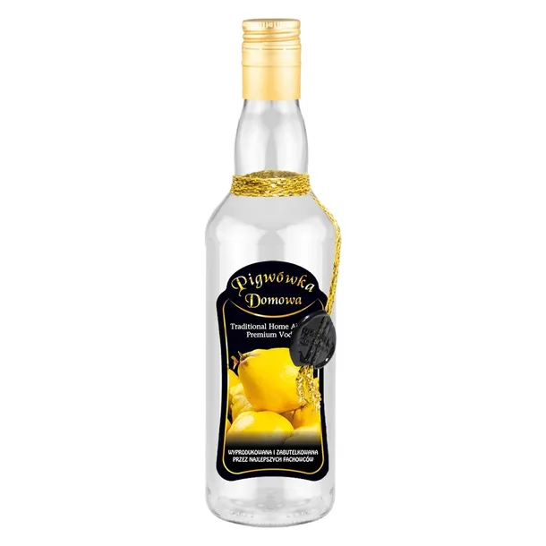 Butelka zdobiona monopol 500ml DOMOWA PIGWÓWKA