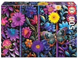 puzzle-500-kwiaty-i-motyl-g3