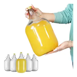 6x-dama-5l-z-zakretka-gasior-balon-na-wino-nalewki-szklany-baniak-5-litr