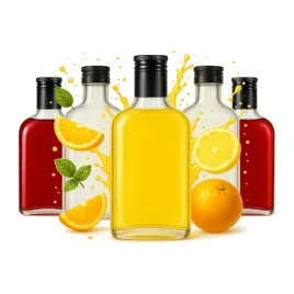 5x-butelka-piersiowka-200ml-zakretka-na-nalewki-wodke-sok-prezent-slub