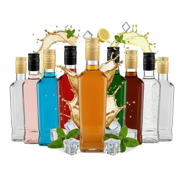 50X Butelki Na Nalewki JACK WALKER 500ml Butelka Szklana Wino Alkohol 0,5l