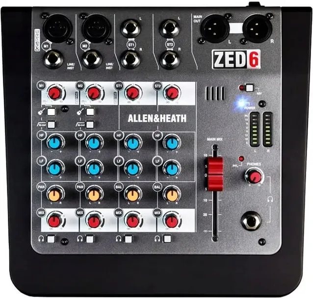 Allen & Heath ZED-6 – kompaktowy mikser analogowy