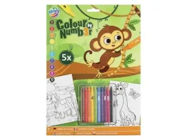 kolorowanie-po-numerach-a4-5ark-malpka