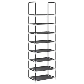 stojak-na-buty-8-poziomowy-czarny-44x28x145-cm