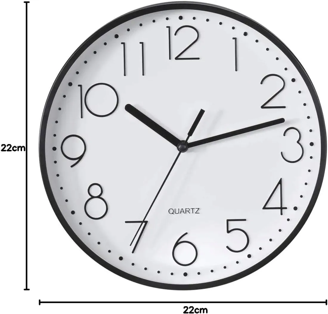 zegar-scienny-hama-czarny-22cm