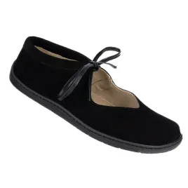 buty-barefoot-skorzane-olivier-classic-lace-czarny-welur