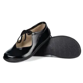 buty-barefoot-skorzane-olivier-classic-lace-czarny-lakier