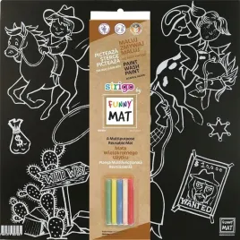 mata-czarna-kreda-western-funny-mat-strigo
