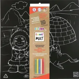 mata-czarna-kreda-biegun-funny-mat-strigo