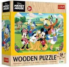 puzzle-drewniane-24-mickey-z-przyjaciolmi-trefl