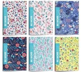 zeszyt-a4-48k-kratka-be-more-flor-10szt