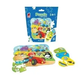puzzle-2w1-pojazdy-49el