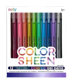 dlugopisy-zelowe-metaliczne-color-sheen-12szt