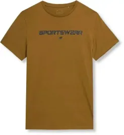 koszulka-t-shirt-meski-4f-aw23ttshm0950-zloty