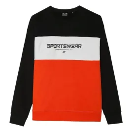 bluza-chlopieca-bez-kaptura-czerwona-4f-jwss24-tswsm0923