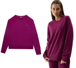 bluza-damska-wkladana-przez-glowe-4fwss24tswsf0954-fiolet